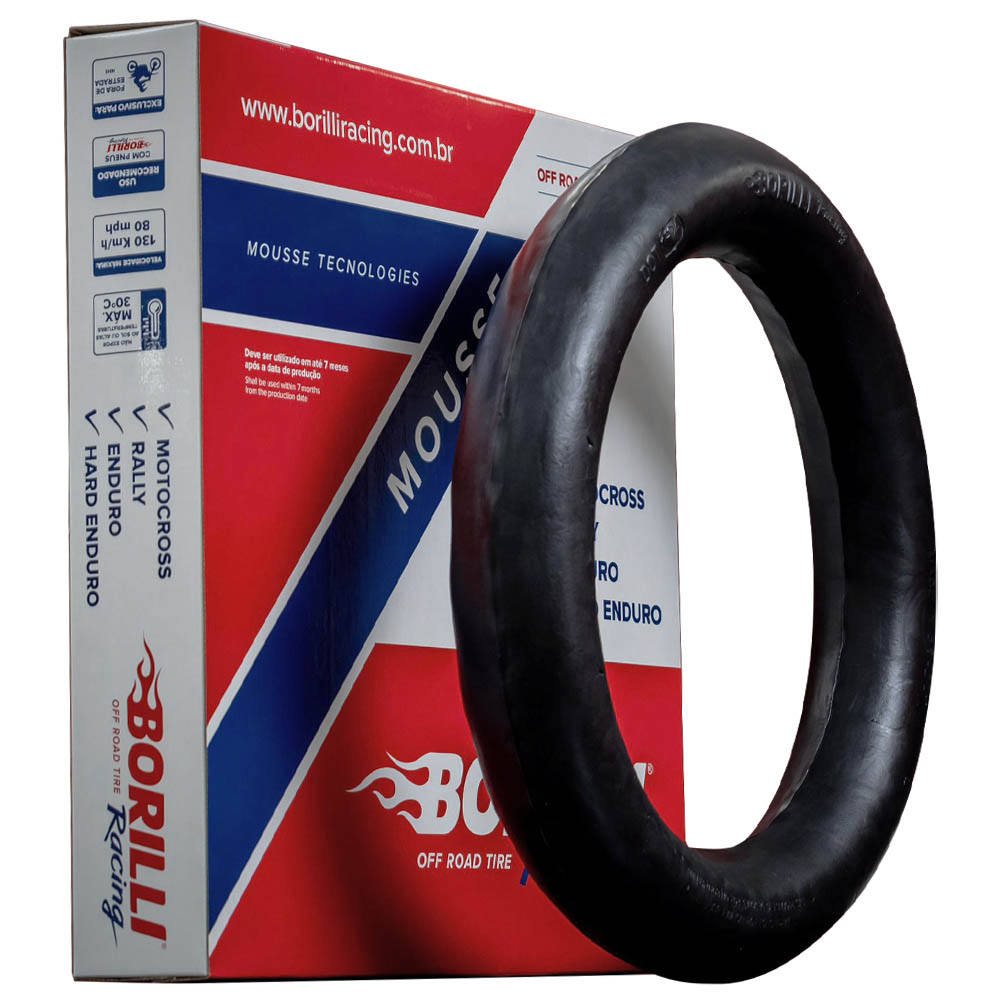 Bib Mousse Borilli Aro 18 Para Pneu 110/100-18 Traseiro Moto Motocross Rally Enduro Hard