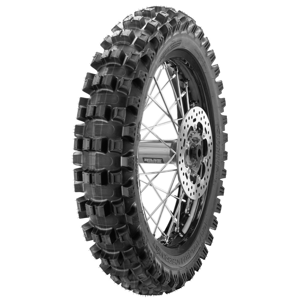 Pneu Borilli Aro 18 B007 Infinity EXC SOFT 100/100-18 59R TT Moto Traseiro Faixa Azul