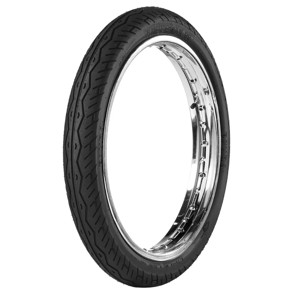 Pneu Maggion Aro 18 Supermax Panda 2 90/90-18 48P Moto Traseiro